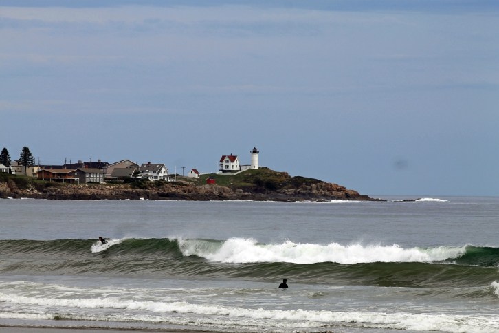 View of Nubble Light from Wells Beach, Maine