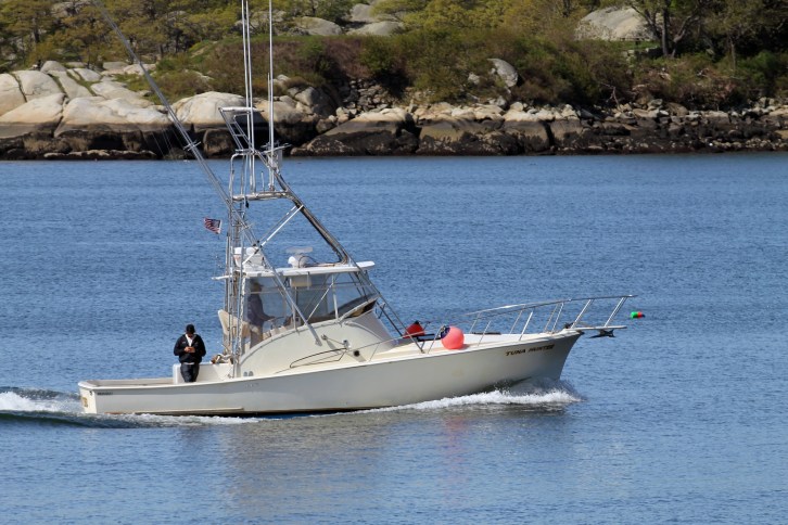 Checking Messages, Gloucester Harbor, MA