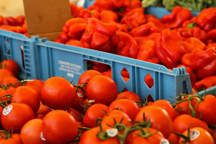 Tomatoes and Peppers