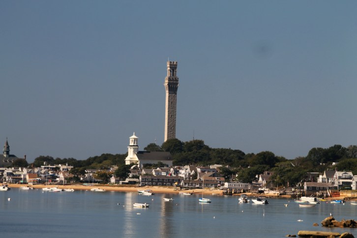 View of Pilgrim Monument, Provincetown, Massachusetts