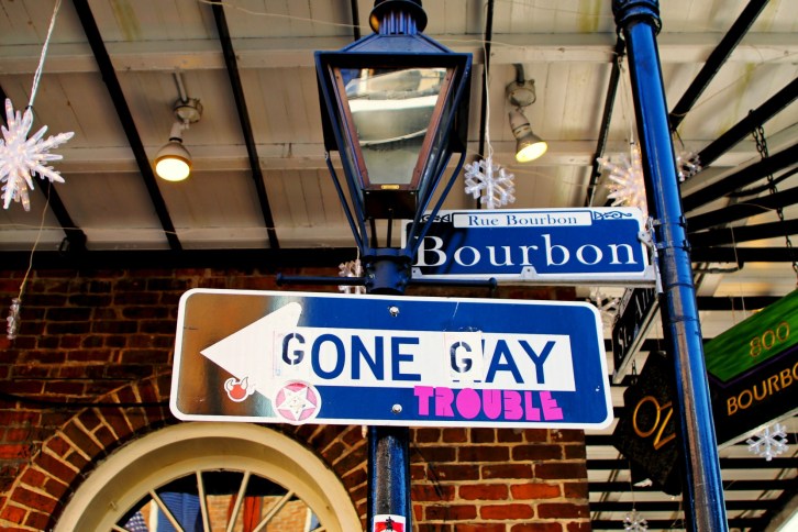 Bourbon Gone Gay, The French Quarter, New Orleans