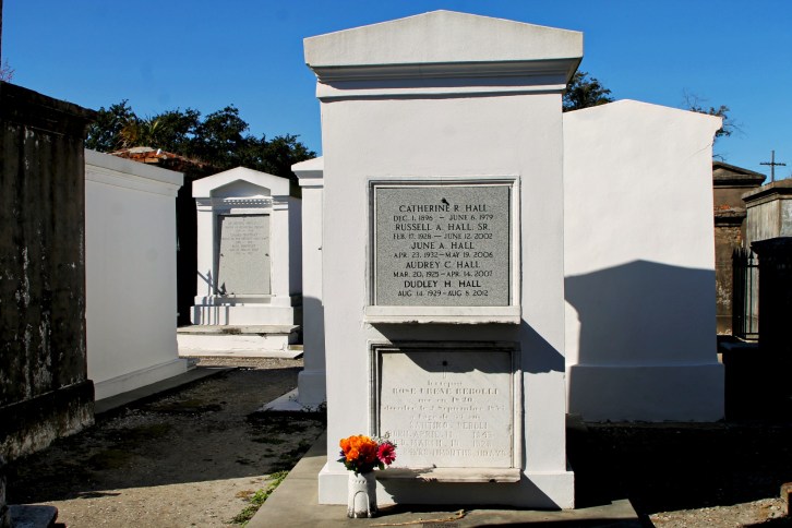 The Hall Crypt, St. Louis Cemetery No. 1, New Orleans