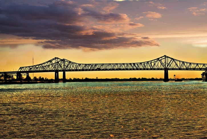 Mississippi Sunset, New Orleans