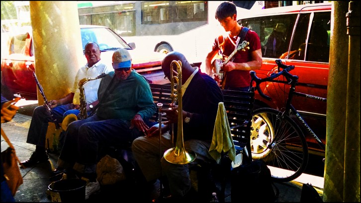 The Band in Jackson Square, New Orleans