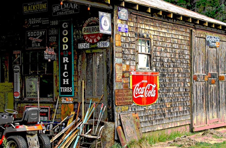 Old Signs, Wells, Maine