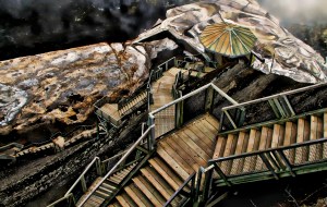 Stairway to Montmorency Falls, Quebec