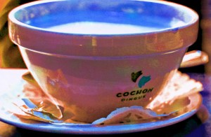 Espresso at Le Cochon Dingue, Textures