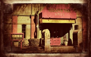 Mission Oak Grill, Colorful Grunge