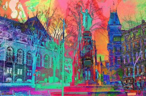 The Park in Quebec, Textures